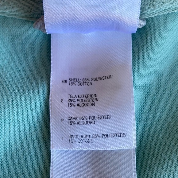 The North Face Full Zip Retro Track Jacket Mint White Size Large Varsity Stripes - Picture 12 of 13